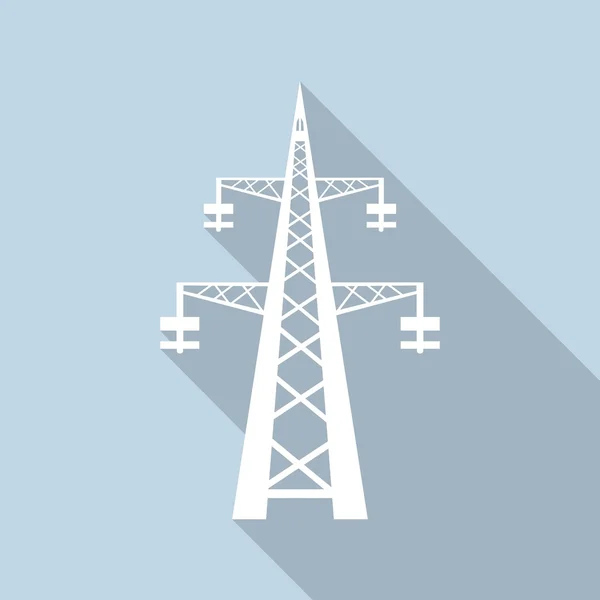 Icon of Power transmission tower — Stock Vector