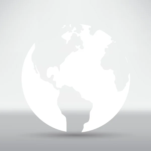 Earth, globe icon — Stock Vector