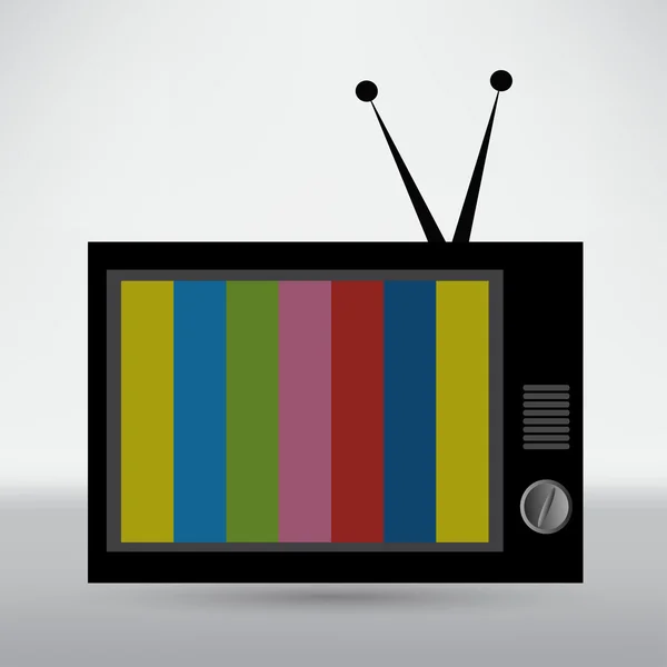 TV, icono de la televisión — Vector de stock