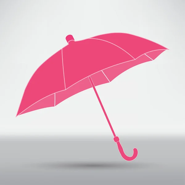 Parapluie, icône protection contre la pluie — Image vectorielle