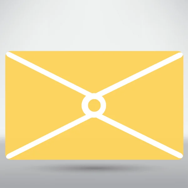 Icono de sobre postal — Vector de stock