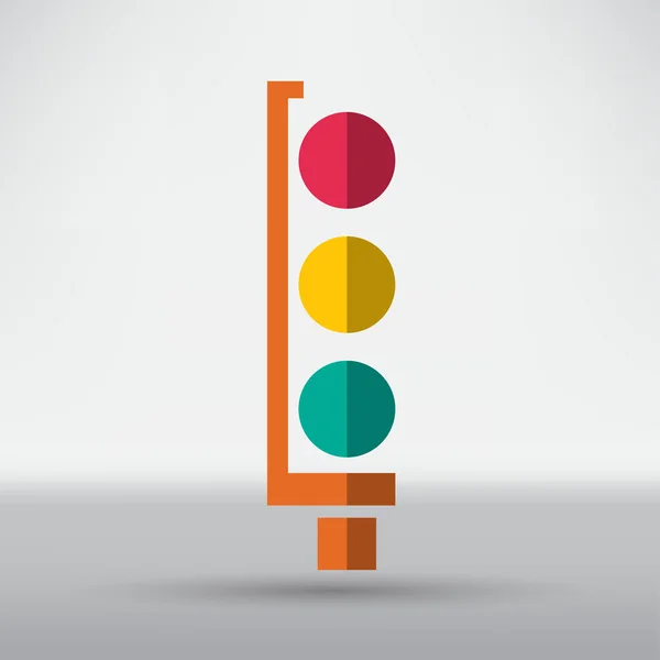 Traffic lights icon — Stock Vector