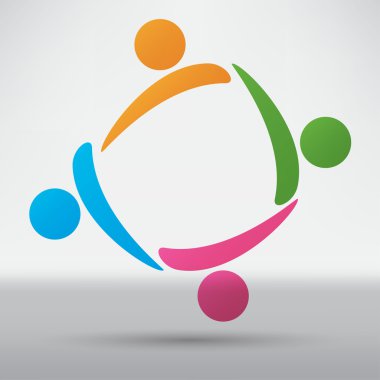 Business icon. deal, team sign