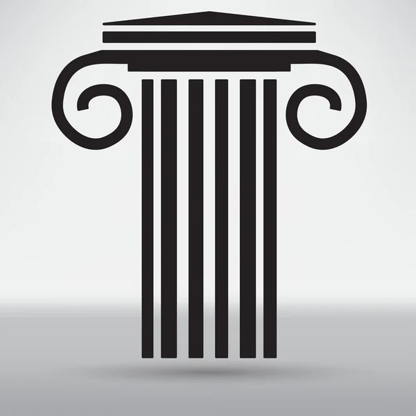 Antique Column, art Icon — Stockový vektor