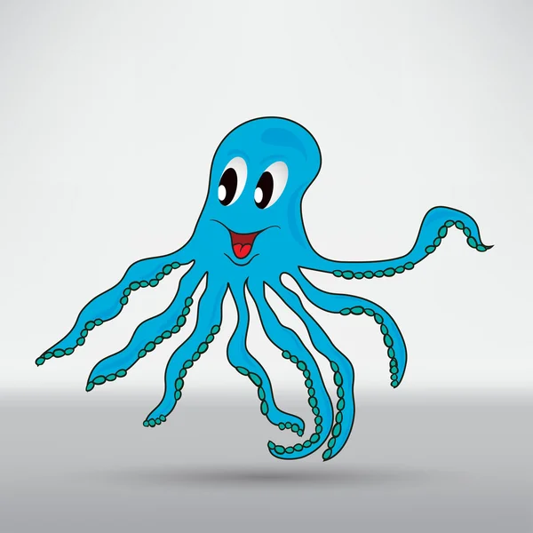 Octopus,  ocean animal — Stock Vector