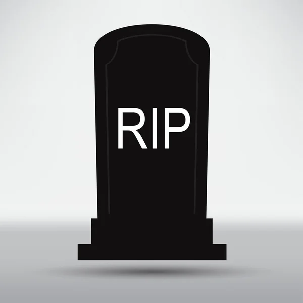 Hrob, hřbitov ikona — Stockový vektor