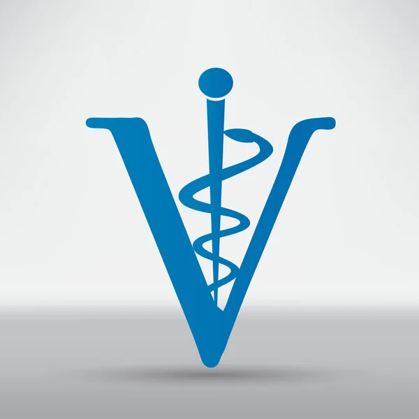 Знак ветеринарной клиники — стоковый вектор