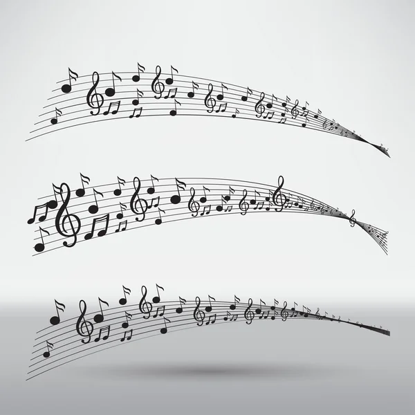 Музыка, ноты — стоковый вектор