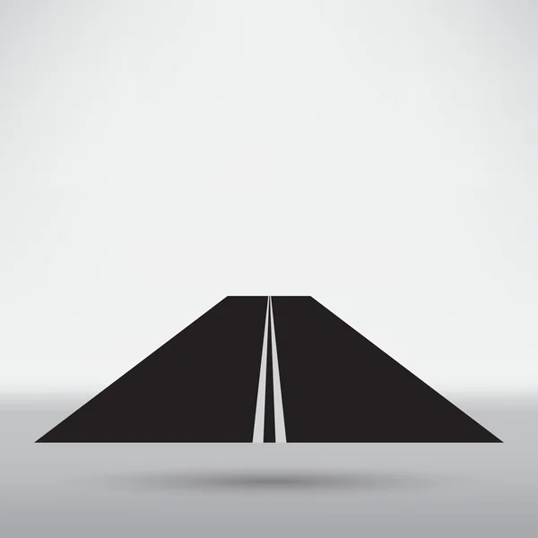 Road, highway icon — Stock Vector