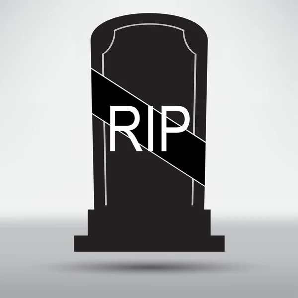 Tombe, icône du cimetière — Image vectorielle