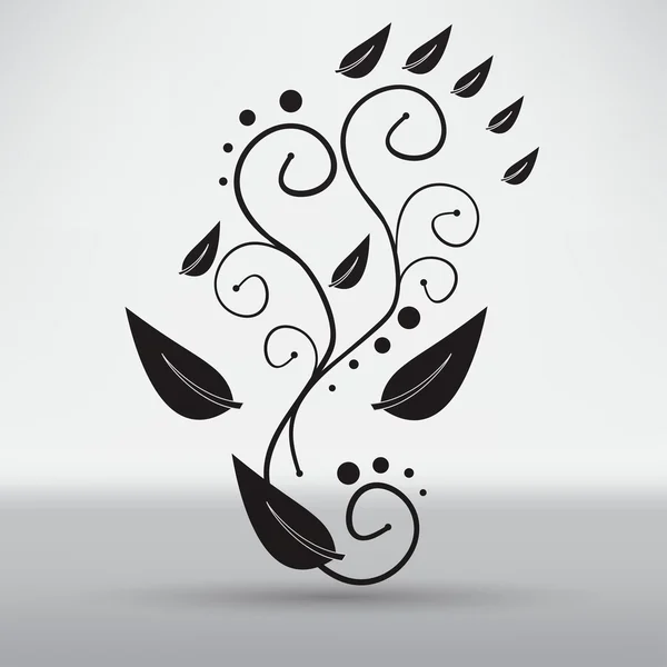 Eco, leaves, plant icon — Stockvector