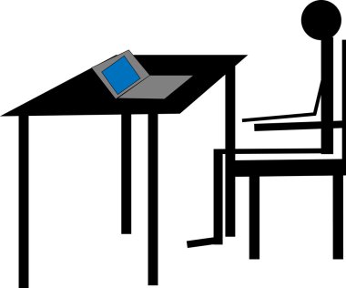 iş yerinde iş adamı