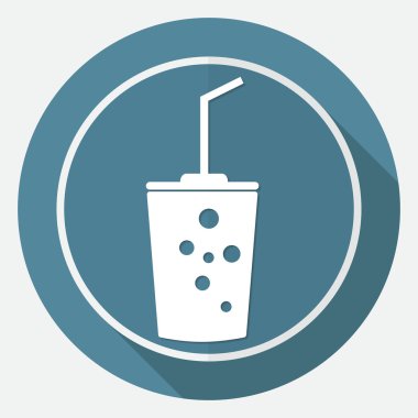 Fast food, soda simgesi