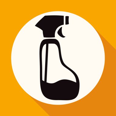 Sprey tabanca temiz simgesi