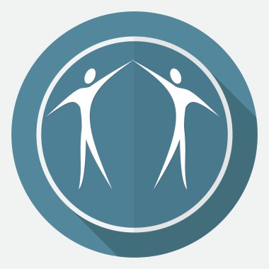 Dansçı çift, sanat simge