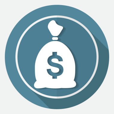 Para çantası, simge Doları