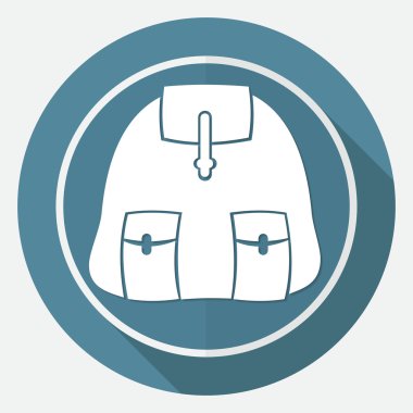 Sırt çantası, çanta simgesi simgesi