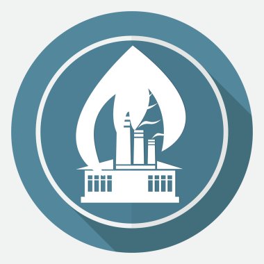 yangın uyarı, uyarı simgesi