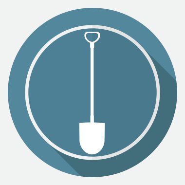 Bahçe spade, aracı simgesini