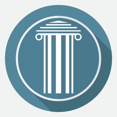 Simgesi antik sütun