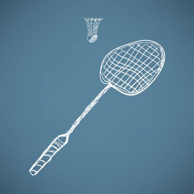 tenis raketi ve top simgesi