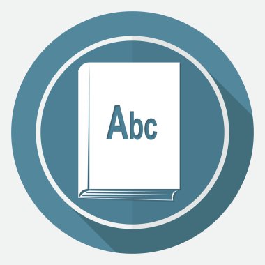 Beyaz daire simgesi kitap