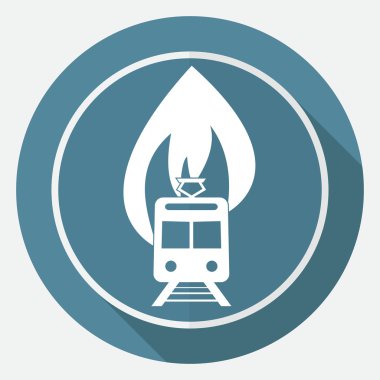 Simge yangın uyarı