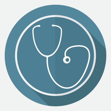 Tıp kutsal kişilerin resmi üstünde beyaz bir daire