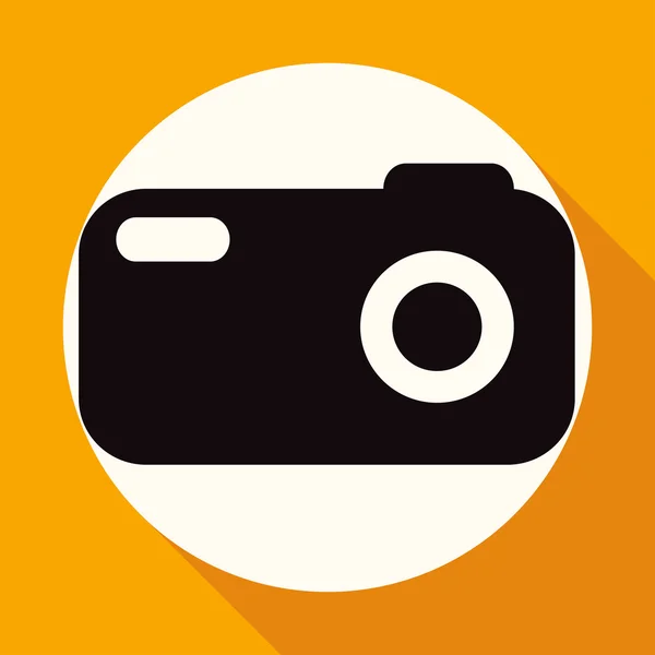Icon of photo, Camera — Stock Vector