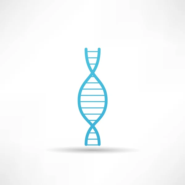 Dna helix, medizinische Ikone. — Stockvektor