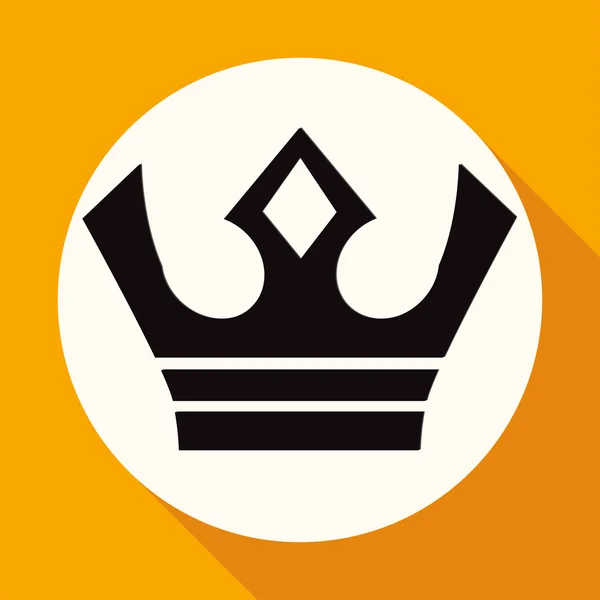 Icon of Crown, royal — Stock Vector