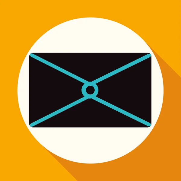 Pictogram van post envelop — Stockvector