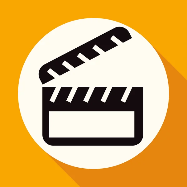 Pictogram van de film, film — Stockvector