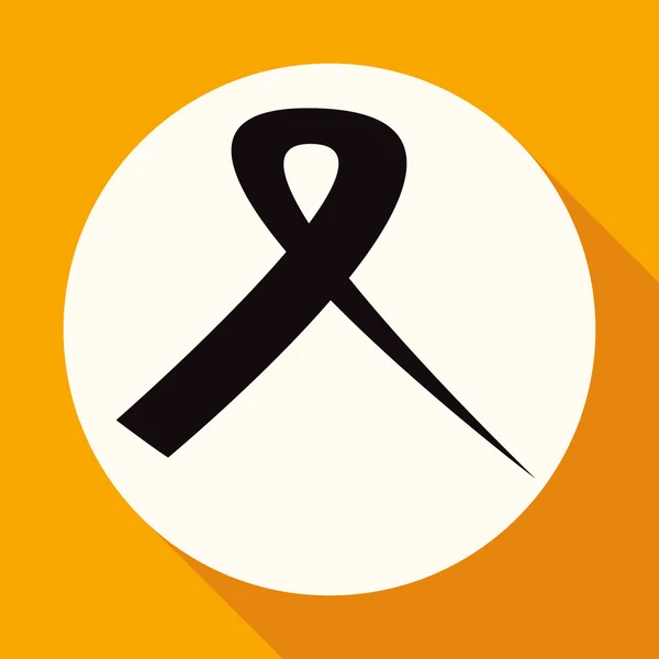 Icono de la cinta de cáncer — Archivo Imágenes Vectoriales
