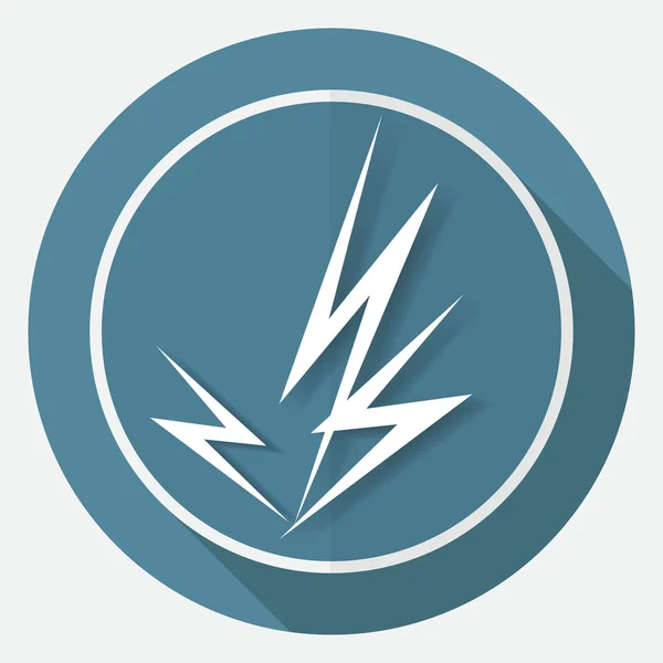 Ikonen för Lightning pil — Stock vektor