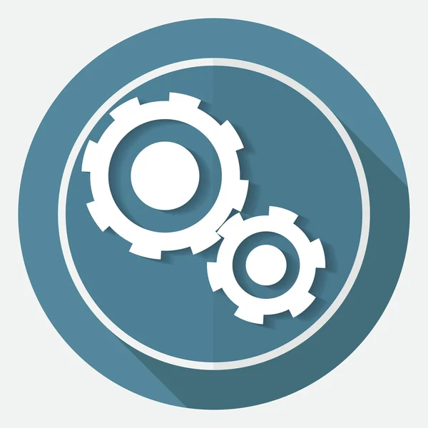 Icon of settings, gears — Stock Vector