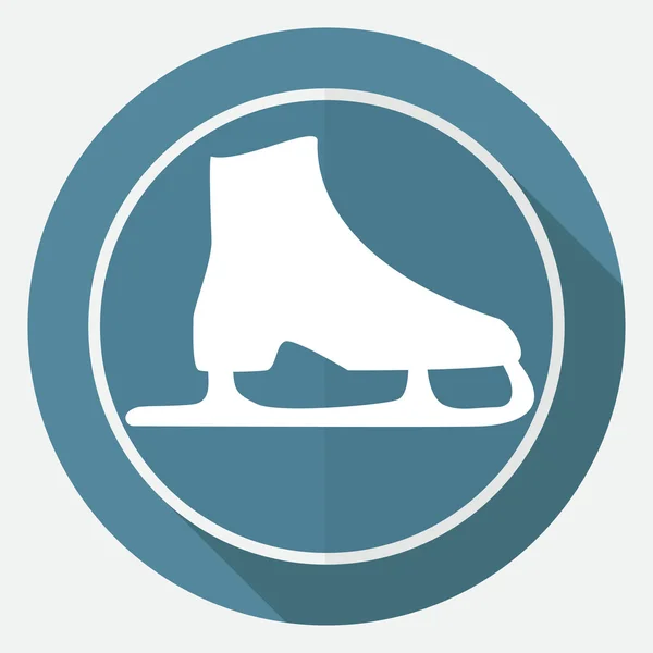 Pictogram van ice skate, sport — Stockvector