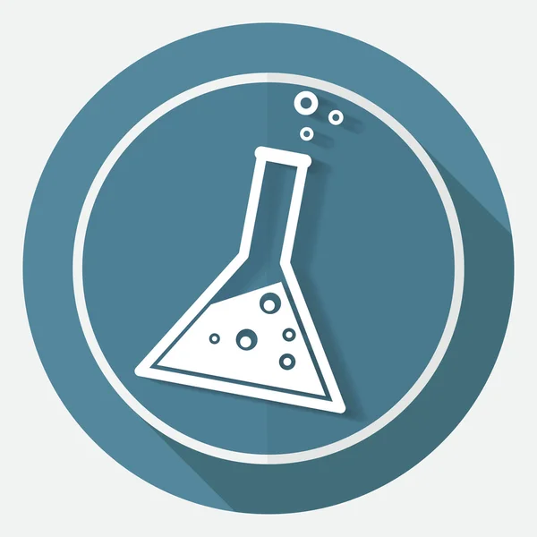 Vitro, chemii, medycyny ikona — Wektor stockowy