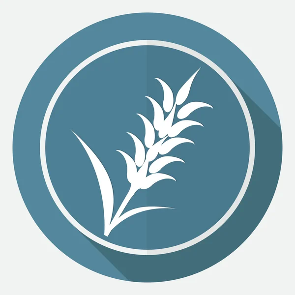Ікона пшениці, їжа — стоковий вектор
