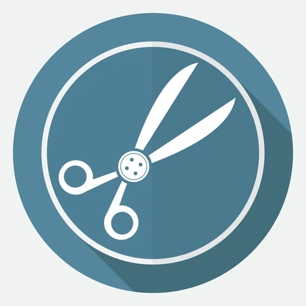 Icon of scissors, tailor — Stock Vector