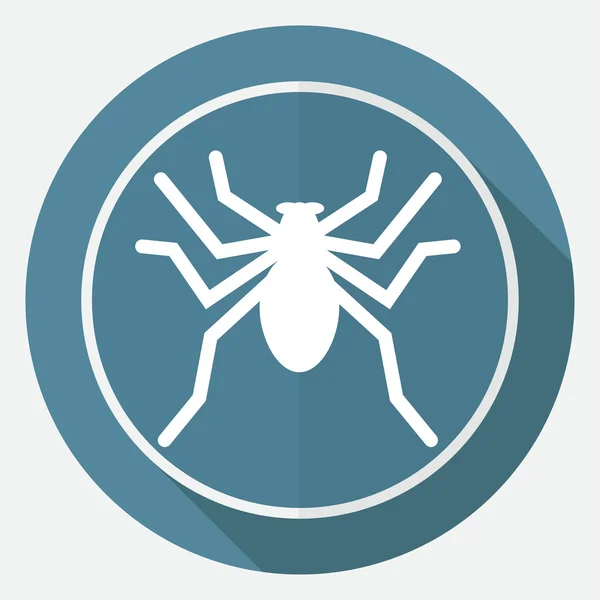 Icono de Araña, insecto — Vector de stock