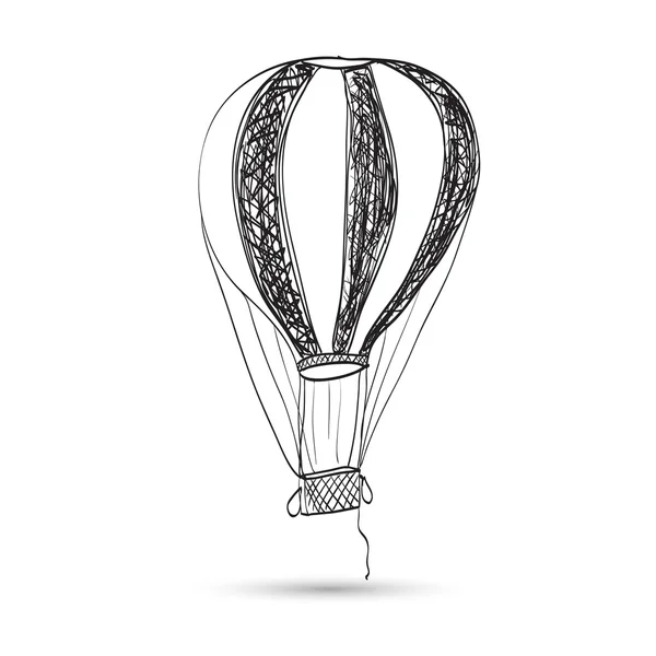 Heteluchtballon — Stockvector