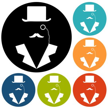 Beyefendi, retro tarzı simgeleri