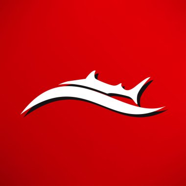 Balık, köpek balığı, deniz simgesi