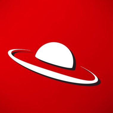 UFO, uzaylı, alanı simgesi