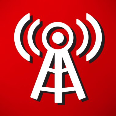 Kablosuz, wifi kule simgesi