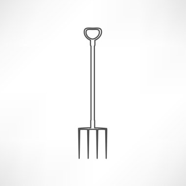 Bahçe çatal aldı simgesi