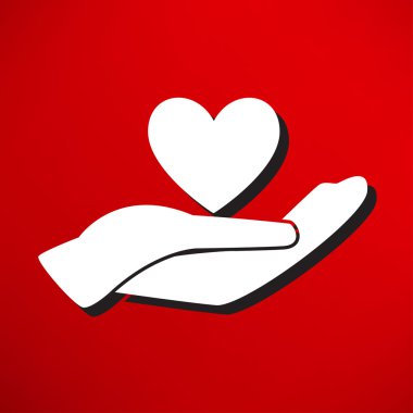 kalp, sadaka, aşk simgesi