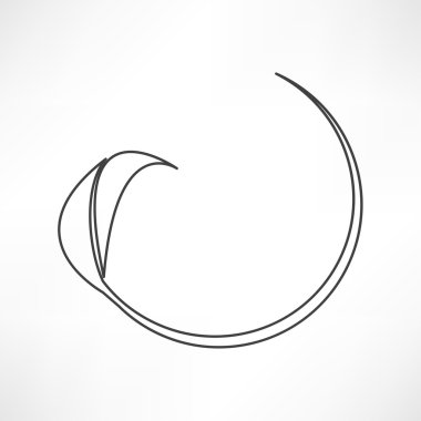 Eco, yaprak, doğal simgesi