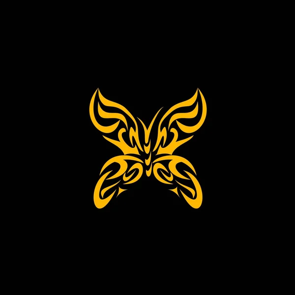 Symbol Złoty Motyl — Wektor stockowy